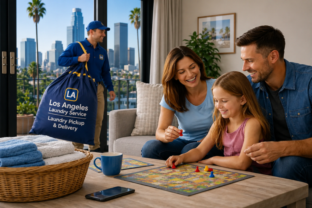Los Angeles laundry bag collected