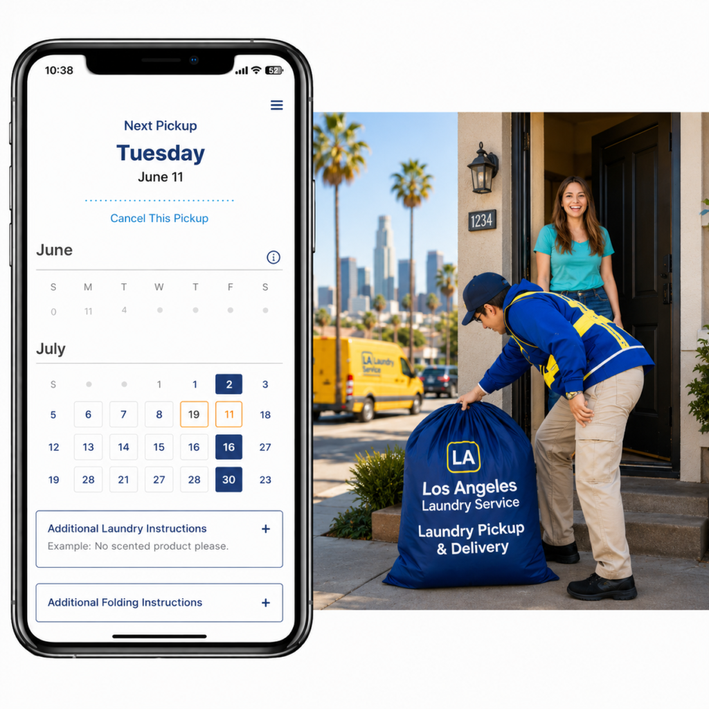 Los Angeles Laundry Service pick up