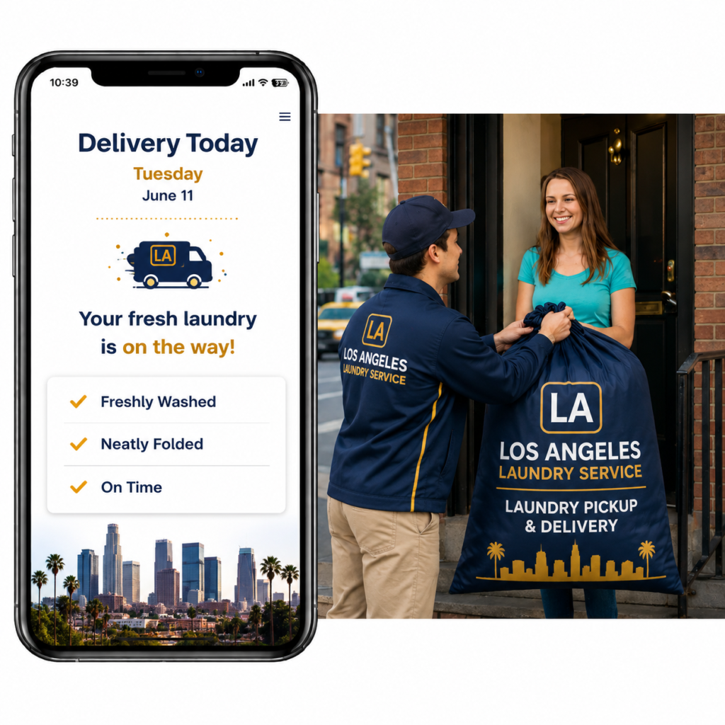 Los Angeles Laundry Service delivery
